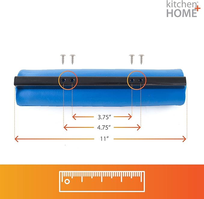 Kitchen + Home PVA Sponge Roller Mop - 11 Quadruple Roller All Purpose Floor Cleaner