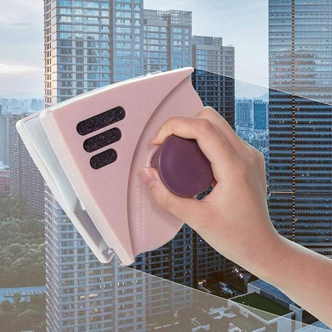 Glass Wiper Double-layer Strong Magnetic Double-sided Window Cleaner Artifact Household Tools Brush