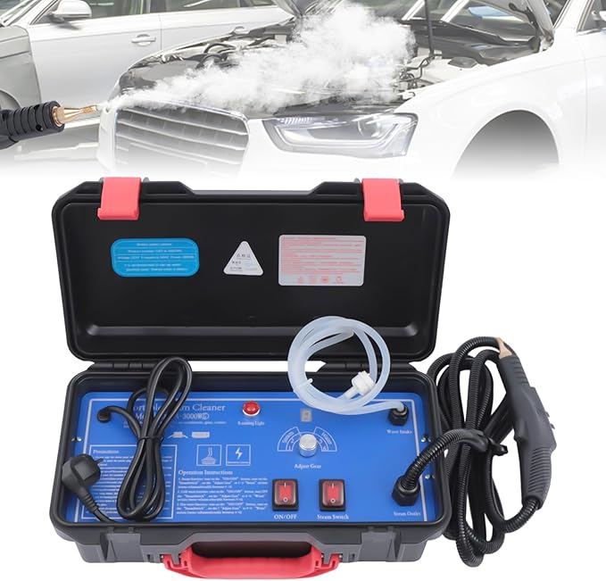 Steam Cleaner 110V 1700W High Pressure Steam Cleaner Heavy Duty Portable Steamer Cleaner for for Bathroom Kitchen Grout and Tile