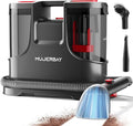 Upholstery Carpet Cleaner MUJERBAY 15Kpa Portable Spot and Stain Cleaner Shampooer Easy Move with Handle 1.5-inch Deep Cleaning Machine for Couch Stairs Car and Pet Messes.