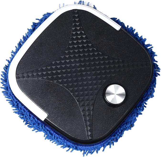 Fully Automatic Mop Cleaner Low Noise USB Rechargeable Slim Design Dry Wet Mopping Robot for Pet Hair Dust Removing Compact Size for Hardwood Tile Floors