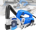 Electric Tile Seam Cleaning Machine 1200W 9000RPM Electric Tool To Remove Old Grout And Cement With Self-Vacuuming Floor For Efficient Tile Cleaning(Machine+1.2mm seam cleaning sheet)