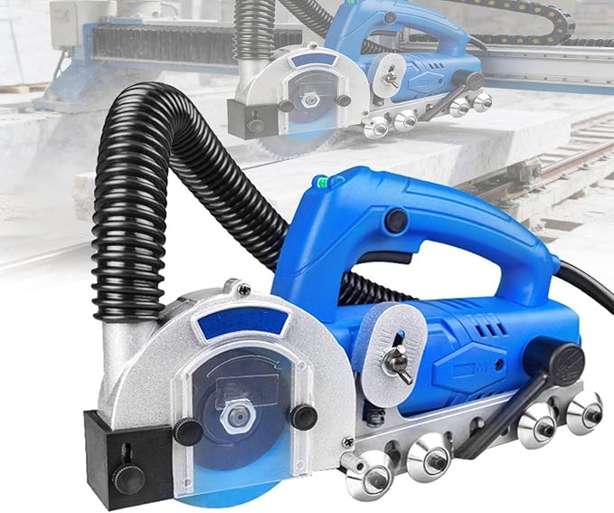 Electric Tile Seam Cleaning Machine 1200W 9000RPM Electric Tool To Remove Old Grout And Cement With Self-Vacuuming Floor For Efficient Tile Cleaning(Machine+1.2mm seam cleaning sheet)