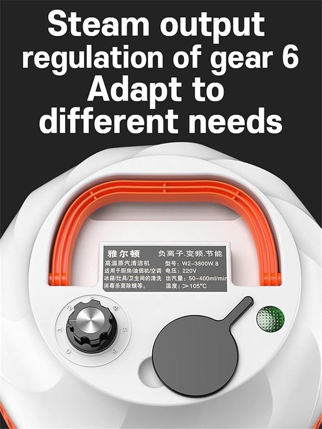 SXA Multifunction Handheld Steam Cleaner 2800W Electric High Pressure Steam Clean Mobile Cleaning Machine Power Steamer High Temperature Portable Steam CleanerWhite