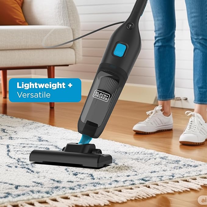 BLACK+DECKER PowerSeries Flex+ 3-in-1 Stick Vacuum