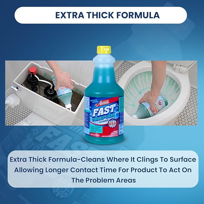 Professor Amos' Fast Toilet &amp Tank Cleaner 24 Applications