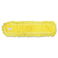 Rubbermaid Commercial Products Trapper Floor Dust Mop Head Refill 48-Inch Yellow Cotton Use for Janitorial Maintenance/School/Lunchroom/Office Building Cleaning