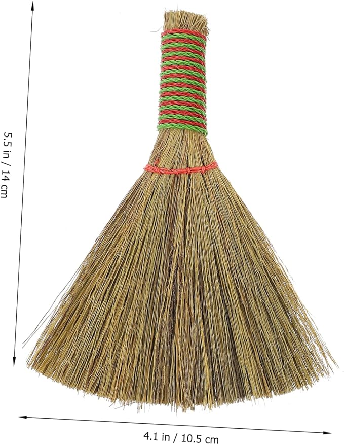 FRCOLOR 10pcs Cleaning Supplies Desk Dust Broom Small Manual Broom Desktop Cleaning