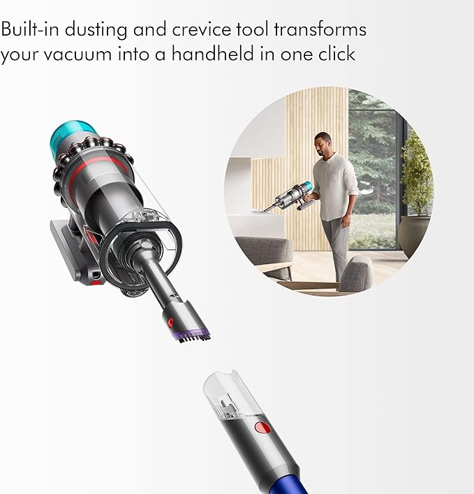 Dyson Gen5outsize Cordless Vacuum Cleaner Nickel/Blue Extra Large (Renewed)