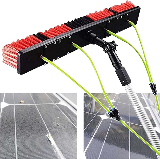 5-12m Window Cleaning Pole - Outdoor Window Cleaner Window Glass Solar Panel Cleaning System Washing Equipment Tool12M