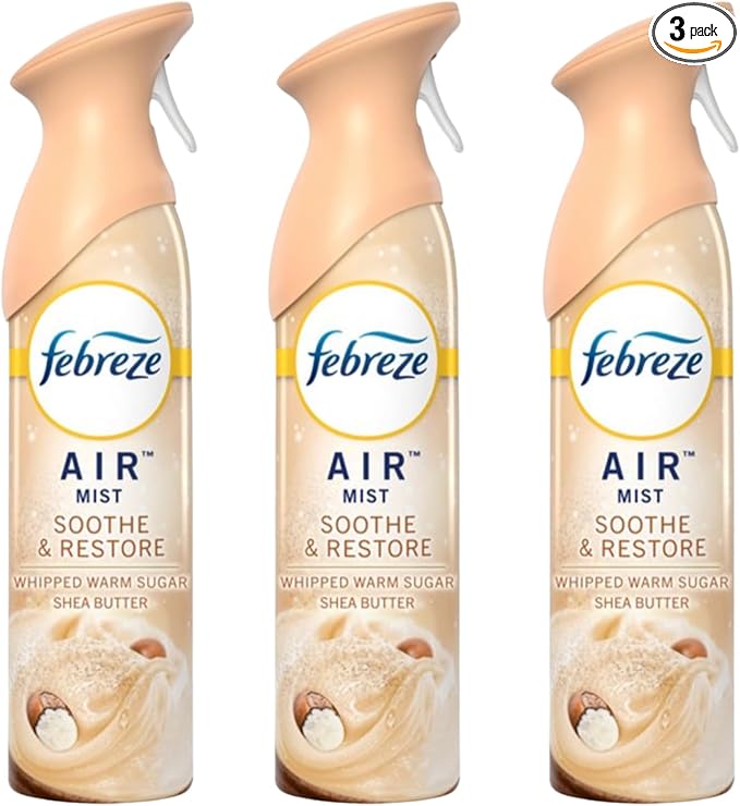 Generic Febreeze Air Whipped Warm Sugar Spray Air Freshener 3 pack