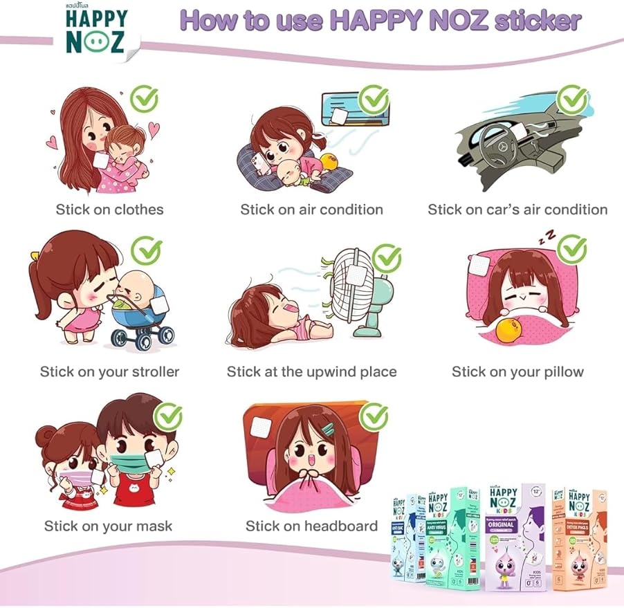 Organic Air Freshener – Organic Onion Stickers for Air – Premium Deodorizing Sheets with Shallot Eucalyptus Lavender &amp Peppermint – Ideal for Kids &amp Adults (6 Box 36 Pcs)