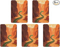 5PCS Car Air Freshener Hanging Personalized Double Sided Snake Canyon Car Fresheners Long Lasting New Cars Scents Cute Automotive Freshies for Closets Drawers (tea)