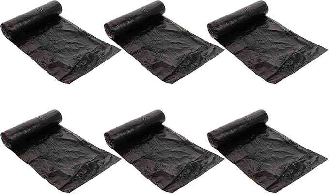 TIDTALEO Drawstring Garbage Bags 150pcs (10 Packs) Disposable Plastic Trash Bags Thickened for Kitchen Bathroom Household Waste Disposal