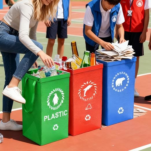 Large Open Trash Bag Leakproof Design Efficient Waste Disposal Bag Organization Bags for Garbage Collection Home Use Trash Bags