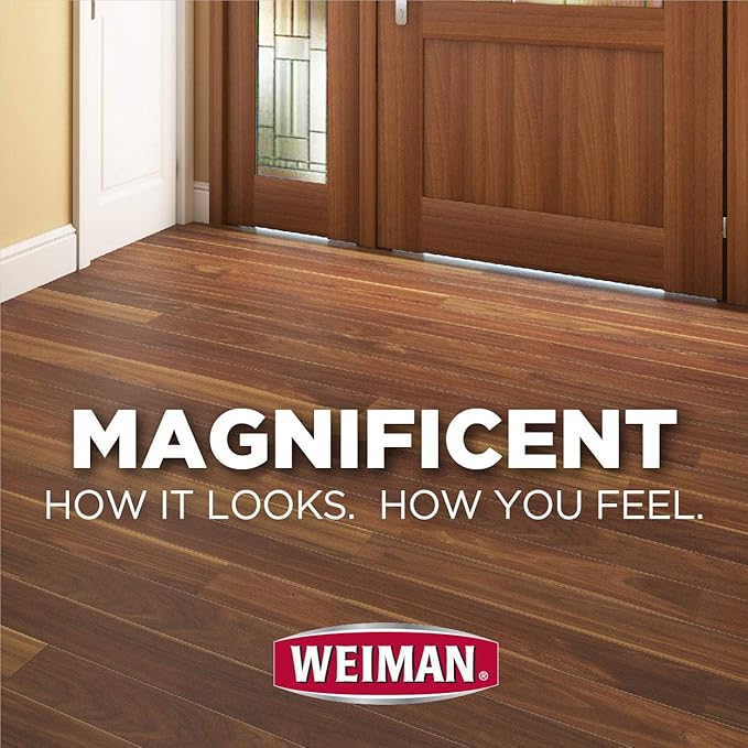 Weiman Hardwood Floor Cleaner – Surface Safe No Harsh Scent Safe for Use Around Kids and Pets Residue Free – 27 oz. Trigger