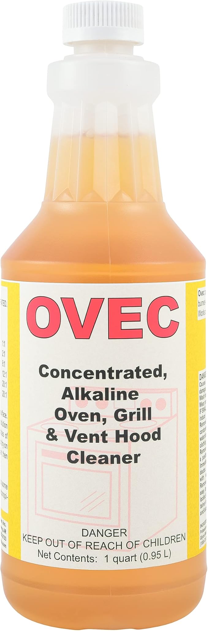 Detco-OVEC - Industrial Oven &amp Grill cleaner for Restaurant and Commercial Kitchen Equipment. Removes burned on oils &amp grease (1)
