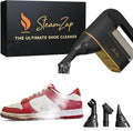 Handheld Shoe Steam Cleaner – All-in-One Shoe Care with Pro Steam Power | 5 Attachments to Clean Deodorize &amp Remove Creases from Sneakers Dress Shoes &amp Boots