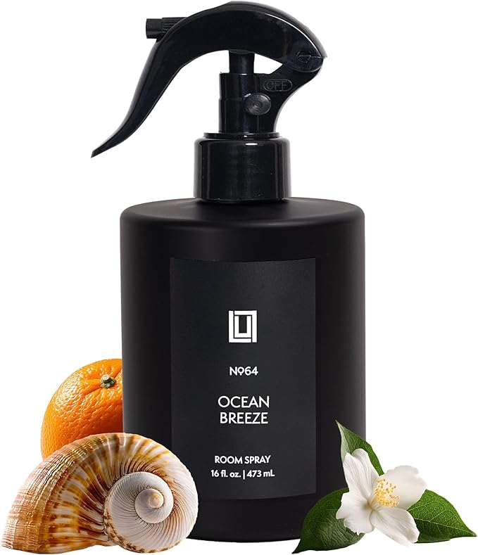 Lulu Candles | Ocean Breeze | Luxury Room Spray | Fine Mist Air Freshener| Aromatherapy Odor Eliminator | 16 Fl. Oz.