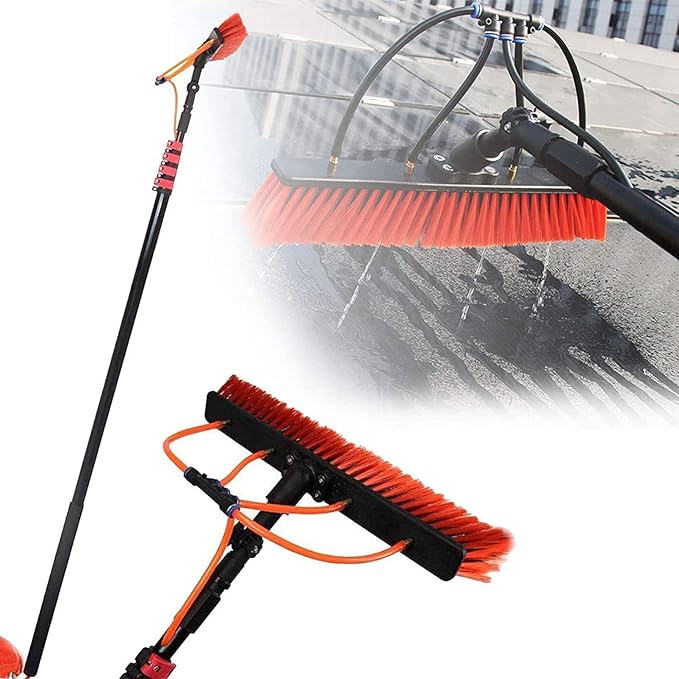 Water Fed Pole Kit Window Cleaning Pole 6M 7.2M 9M 11M Water Fed Telescopic Brush/Extendable Cleaner Conservatory Roof for Photovoltaic Panel Trucks36FT/10.8M