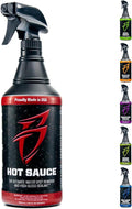 Boat Bling Hot Sauce Premium Hard Water Spot Remover w/High-Gloss Wax Sealants 32 oz. black
