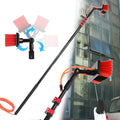 Telescopic Length 3.6m 4 Sections of Water-Passing Brush High-Altitude Cleaning Glass-Cleaning Solar Panel Window Cleaning Pole Water Fed Pole Kit