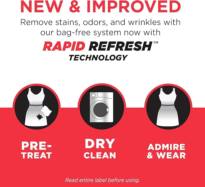 dryel At-Home Dry Cleaner Refill New and Improved Gentle Laundry Care for Special Fabrics and Dry-Clean-Only Clothes 12 Loads with On-the-Go Stain Remover pack of 12