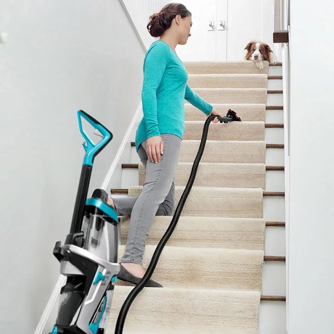 BIISSELLL Deep Cleaning Carpet Washer Pet Stain Remover Heated Water 1 Gallon Capacity Dual Brush System