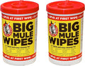 XL Heavy-Duty Cleaning Wipes – 2 Pack (10 x 12) – All-Purpose Garage Automotive &amp Home Cleaning Wipes – Grease Ink Paint Tar &amp Grime Remover – Safe for Hands &amp Multiple Surfaces