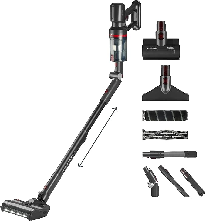 Concept VP6150 3 in 1 Ultimate UV Power Vacuum Cleaner 29.6V Black