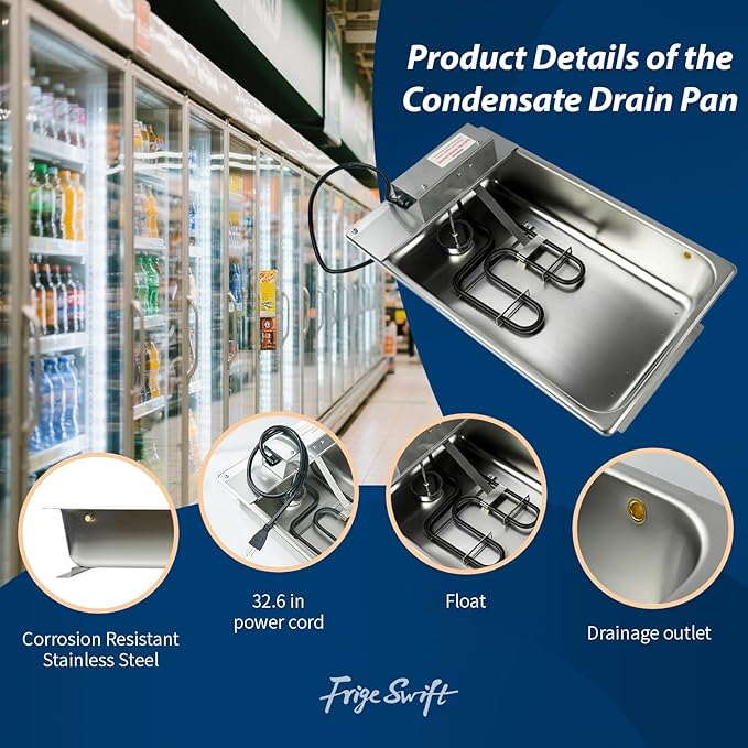 CP815 Condensate Drain Pan Commercial Refrigeration Condensate Evaporator Pan
