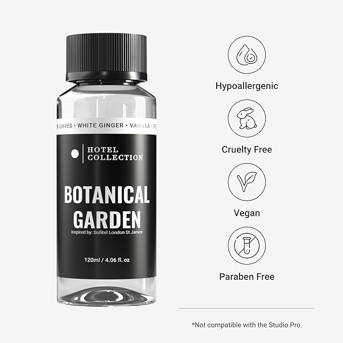 Hotel Collection Diffuser Oil - Botanical Garden - Aromatherapy Essential Fragrance Oil - Green Leaves White Ginger and Vanilla - 120mL 4.1 Fl oz