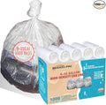 Trash Bags 8-10 Gallon 1000 Count Bulk Value Pack Clear Plastic Recycling Bags Multi-purpose Garbage Bags Can Liners for Business Home Kitchen Commercial and Industrial