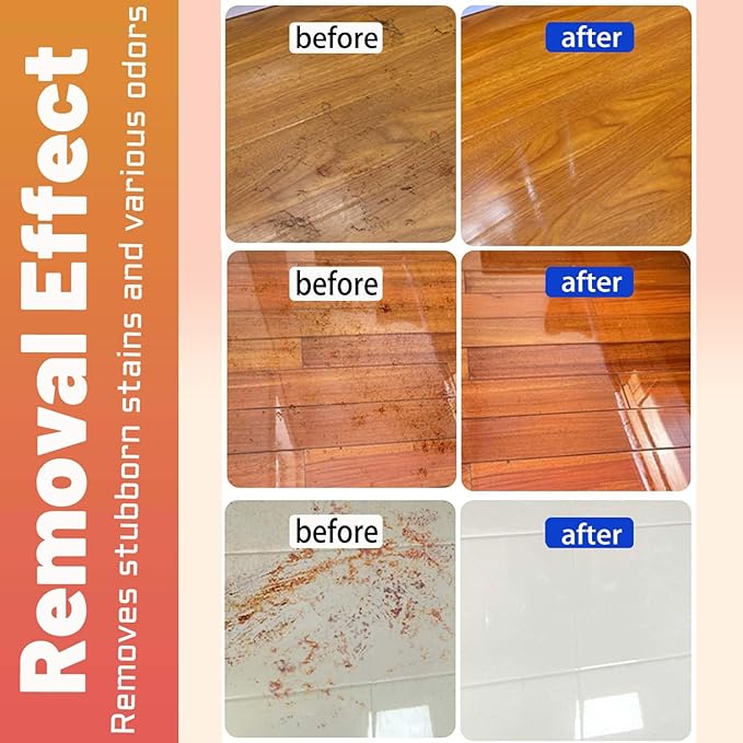 Tile Cleaner Original Floor Cleaner Heavy Limpa Pisos Deep Cleaning Multipurpose Powerful Stain Removing Liquid for Floors Bathroom Shower Kitchen (1 2 PCS)