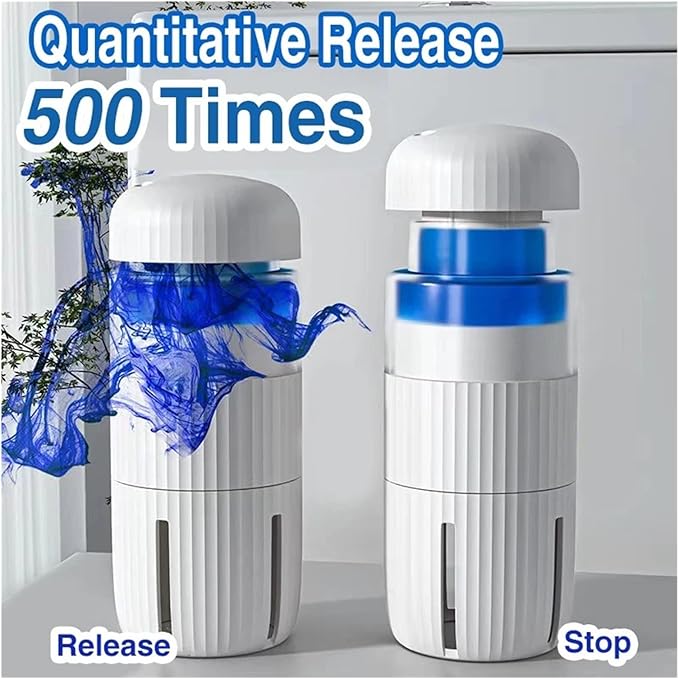 Automatic Toilet Cleaning Artifact Blue Bubble Spirit Light Fragrance Toilet Cleaner(2PCS)