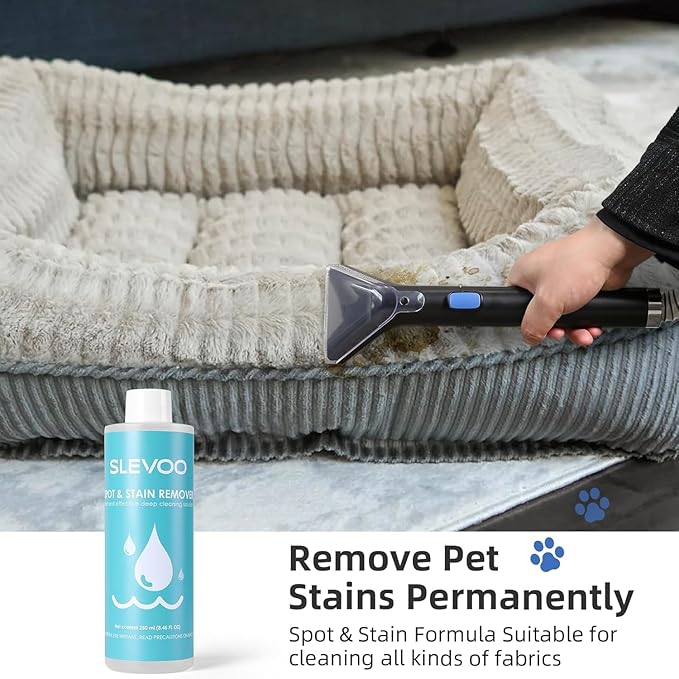 450W Powerful Portable Carpet &amp Upholstery Spot Cleaner Machine Free Cleaning solution Included 11Kpa Power Suction With Tools For Pets Area Rugs And Couches