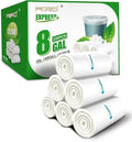 FORID Clear Trash Bags 8 Gallon Garbage Bags Wastebasket Bin Liners 330 Count Plastic Trash Bags for Bathroom Bedroom Office Garbage Can 30 Liters - Durable &amp Thick Trash Bag - Medium