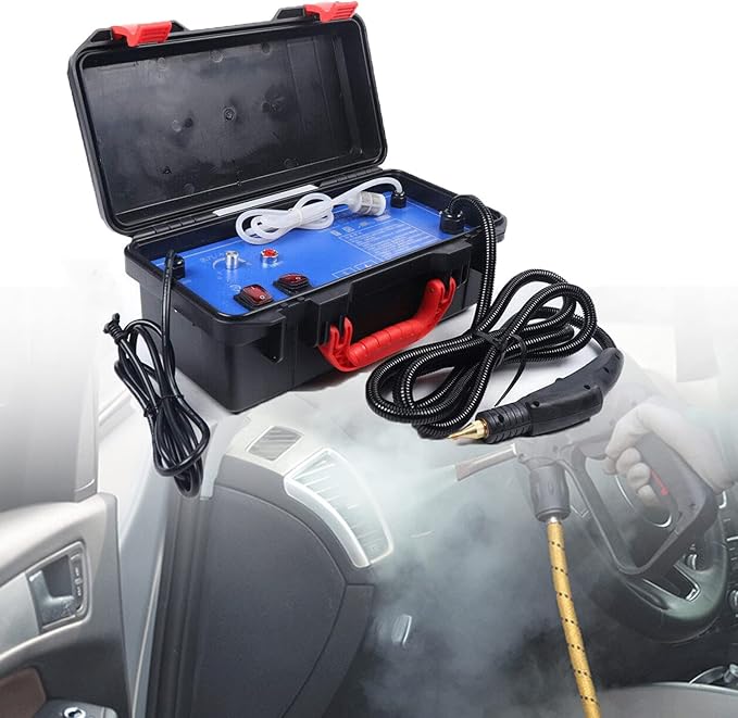 WZFANJIJ Handheld Steam Cleaner steam Cleaner for car Portable High Temperature Multifunction Steam Cleaning Machine for Most Floors Counters Windows Car Seats220v#3000w