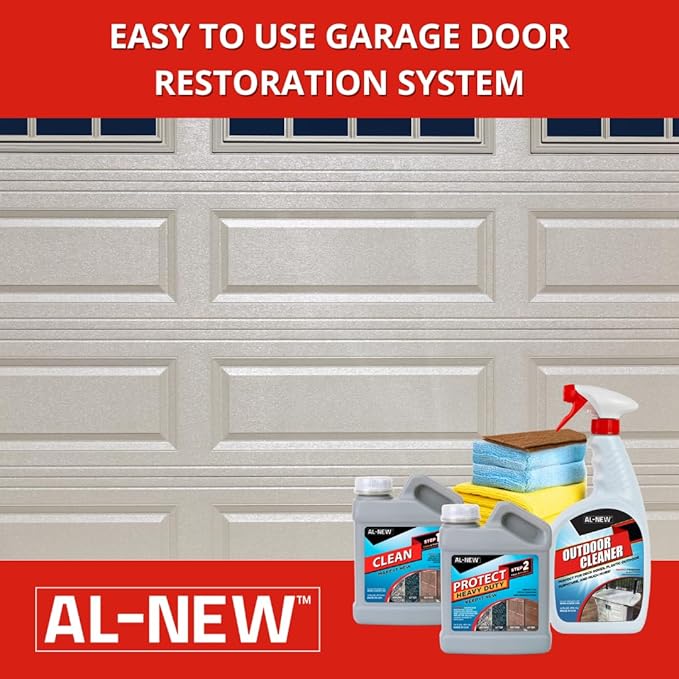 AL-NEW Garage Door Restoration System | Easily Clean Restore &amp Protect Your Garage Door