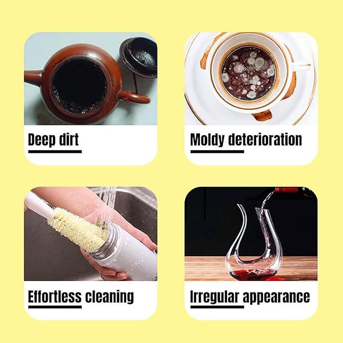 Multifunctional Descaling Cleaning Tablets For Cups Cookware &amp Stovetops - Effortlessly Remove Limescale &amp Dirt(2PCS)