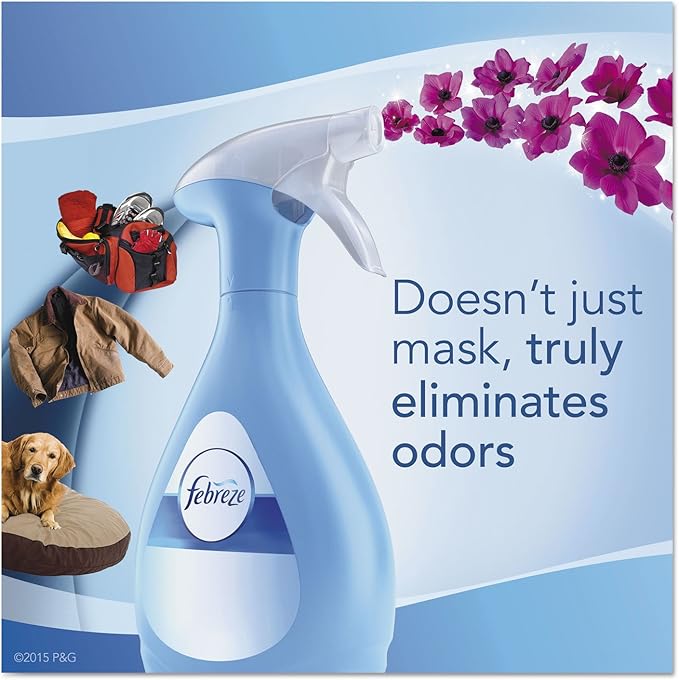 Febreze 47804CT Fabric Refresher &amp Odor Eliminator Gain Original 27 oz Spray Bottle 6/Carton