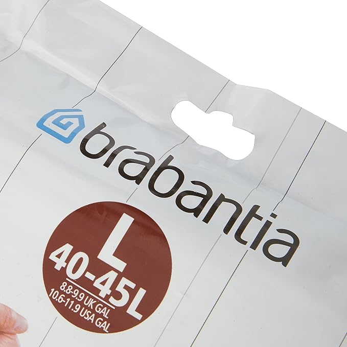 Brabantia Waste Bags Dispenser Pack L 30 Pcs 40-45 Litre White