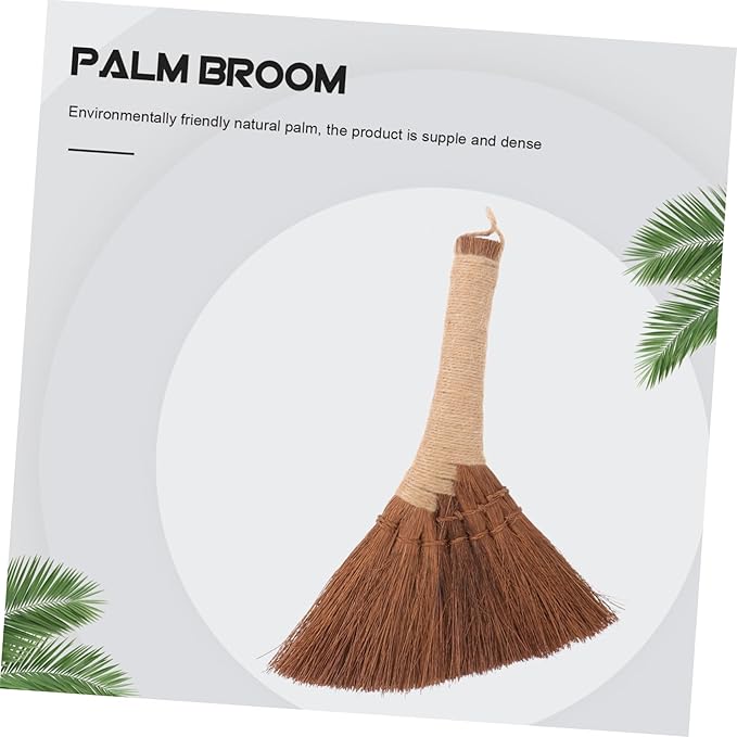 STOBAZA 2pcs Compact Cleaning Broom Tool for Household Use Lightweight Soft Bristle Dust Brush for Corners and Small Spaces for Home Cleaning