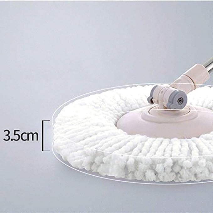 Mop -Reusable Microfiber Heads Included Wet or Dry Usage on Hardwood Laminate Tile Stone