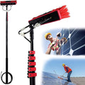 Water Fed Pole Kit Window Cleaning Tool Kit Extendable Cleaner Conservatory Roof Suitable for Photovoltaic Panel Cleaning Trucks12FT/3.6M