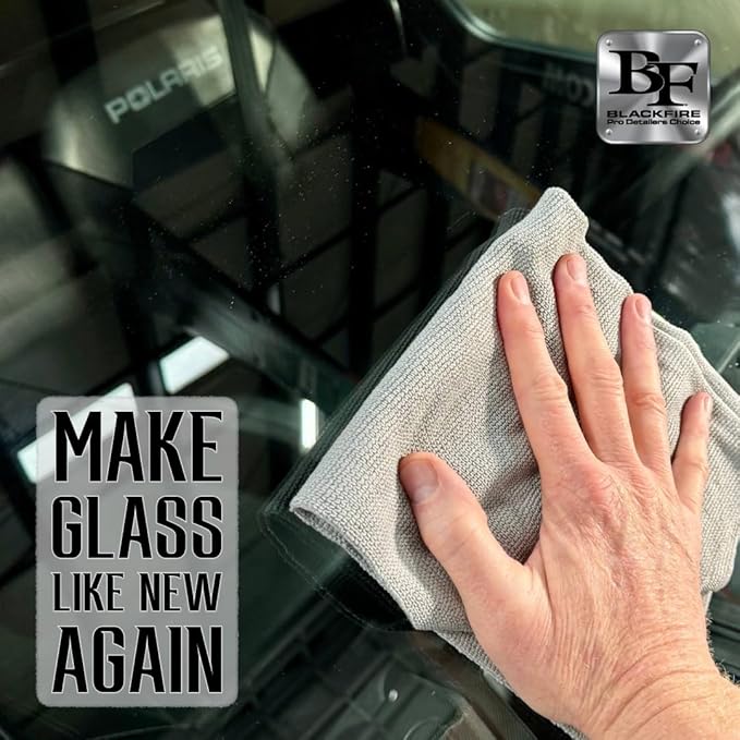 Blackfire Pro Detailers Choice Glass Cleaner | Streak-Free &amp Ammonia-Free Formula | Safe for Tinted Windows &amp Automotive Glass | BF-430 | 32 oz Spray Bottle