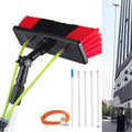 Window Cleaning Pole Extendable Cleaner Conservatory Roof Water Fed Telescopic Brush Cleaning Photovoltaic and Solar Panels (Color : 10m Rod Size : 30Cm Brush Head)