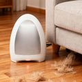 Automatic Dustpan Vacuum 1000w Powerful Touchless Vacuum for Salon Hair &amp Pet Hair Electric Broom Vacuum Sweeper with 3.6l Capacity Home Essentials White