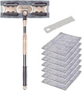 Lazy Handhold Tool for Household Floor Cleaning 360 Degree Dusting Microfiber Pad 133cm Handle Large Size Flat Floor Microfiber Mop