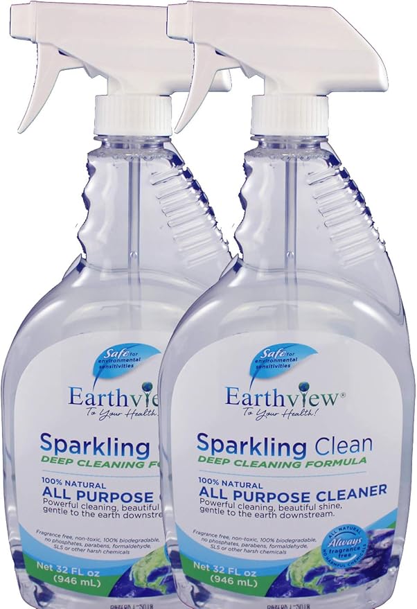 All Purpose Cleaner Fragrance Free 2 pk/ 32 oz- Designed for Environmental Sensitivities (MCS EI MI)